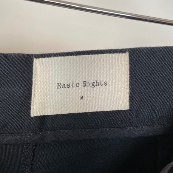Basic Rights navy cinch trousers - Picture 3 of 4